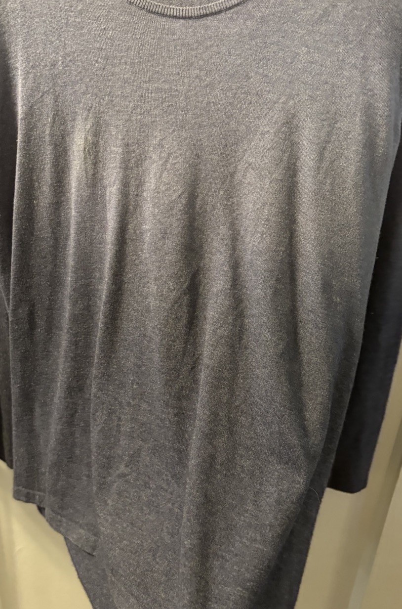 Malo Cashmere Cotton Purple Ombre Sweater