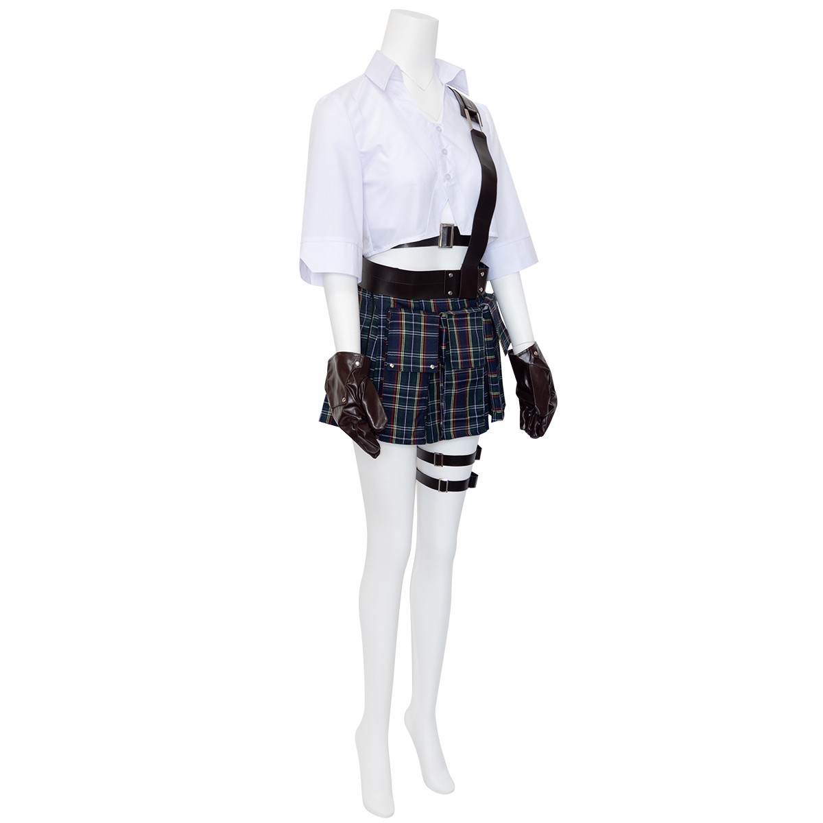 IN STOCK DMC Devil Hunter Mary Ann Arkham Lady Schoolgirl Outfit Cosplay Costume