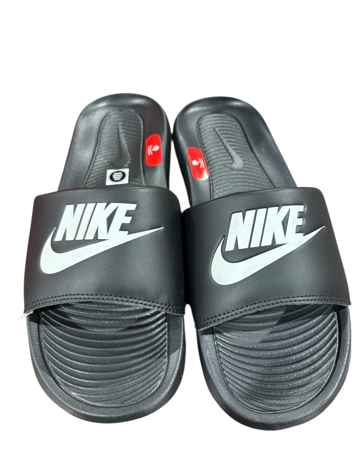 Nike, Victori One, Men’s, Slides, Black/White, Size 9