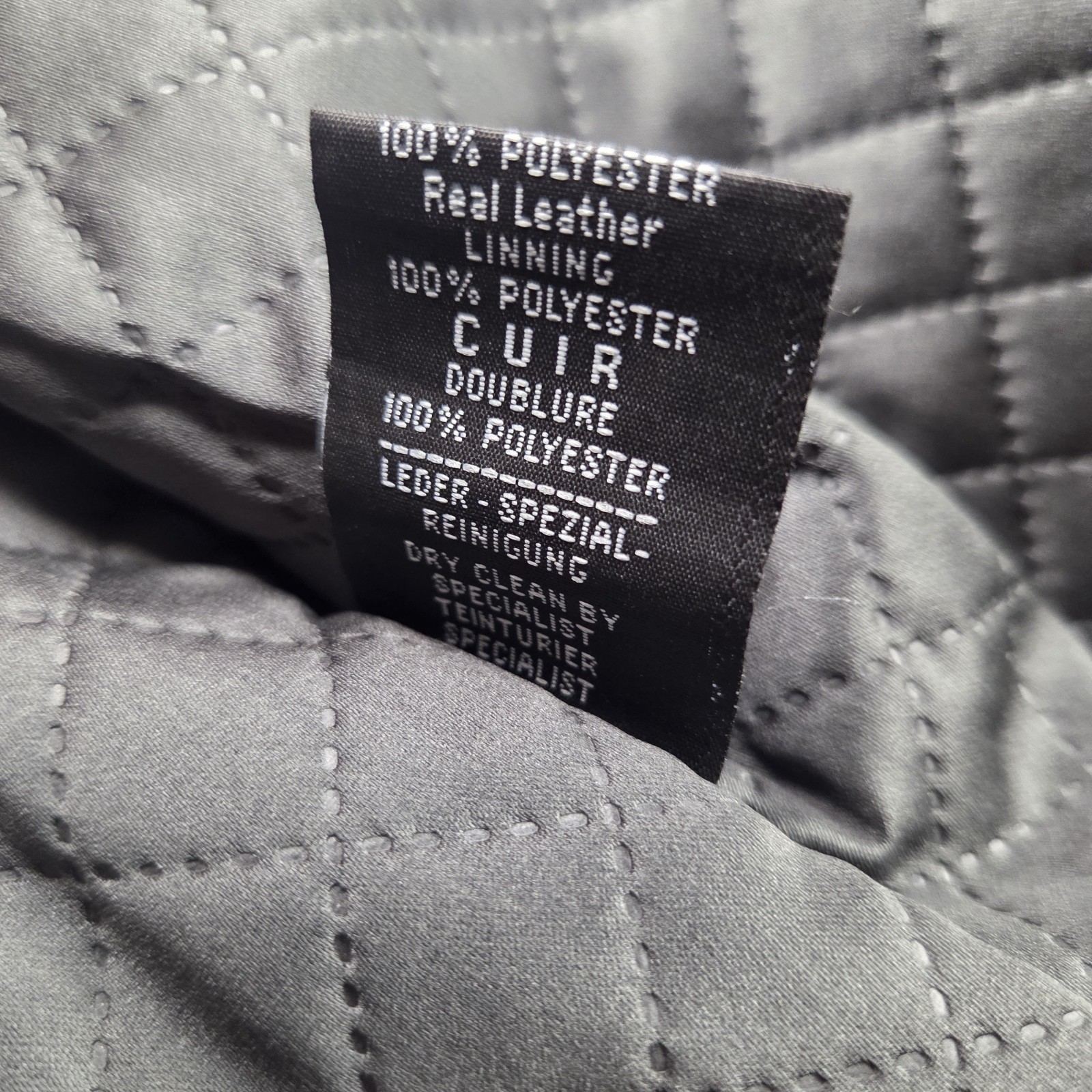 Superior New York Gray Leather Jacket
