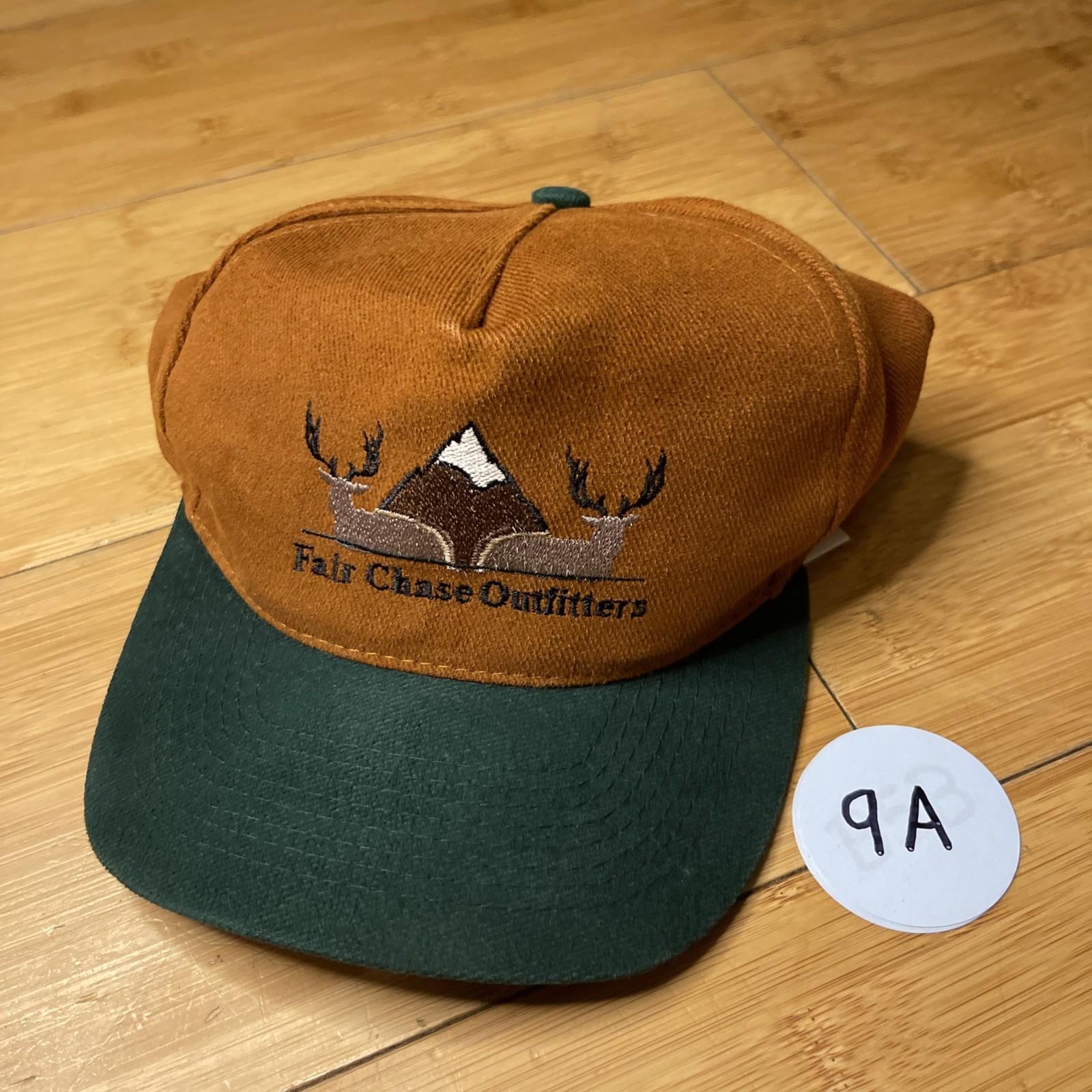 Fair Chase Outfitters Fall Brown Green Buck Deer A-Frame Strapback Hat Unisex