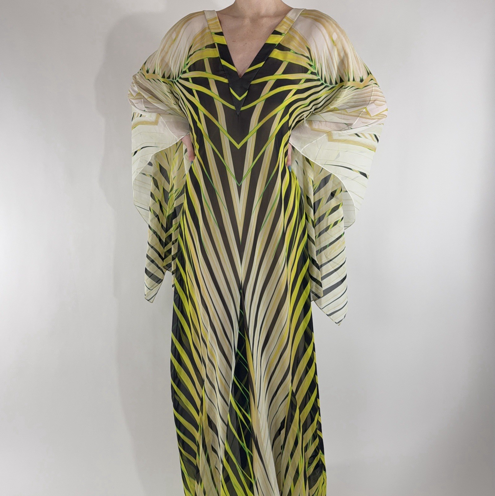 Roberto Cavalli SS 2015 Rare Silk Maxi Dress IT 42 / S-M