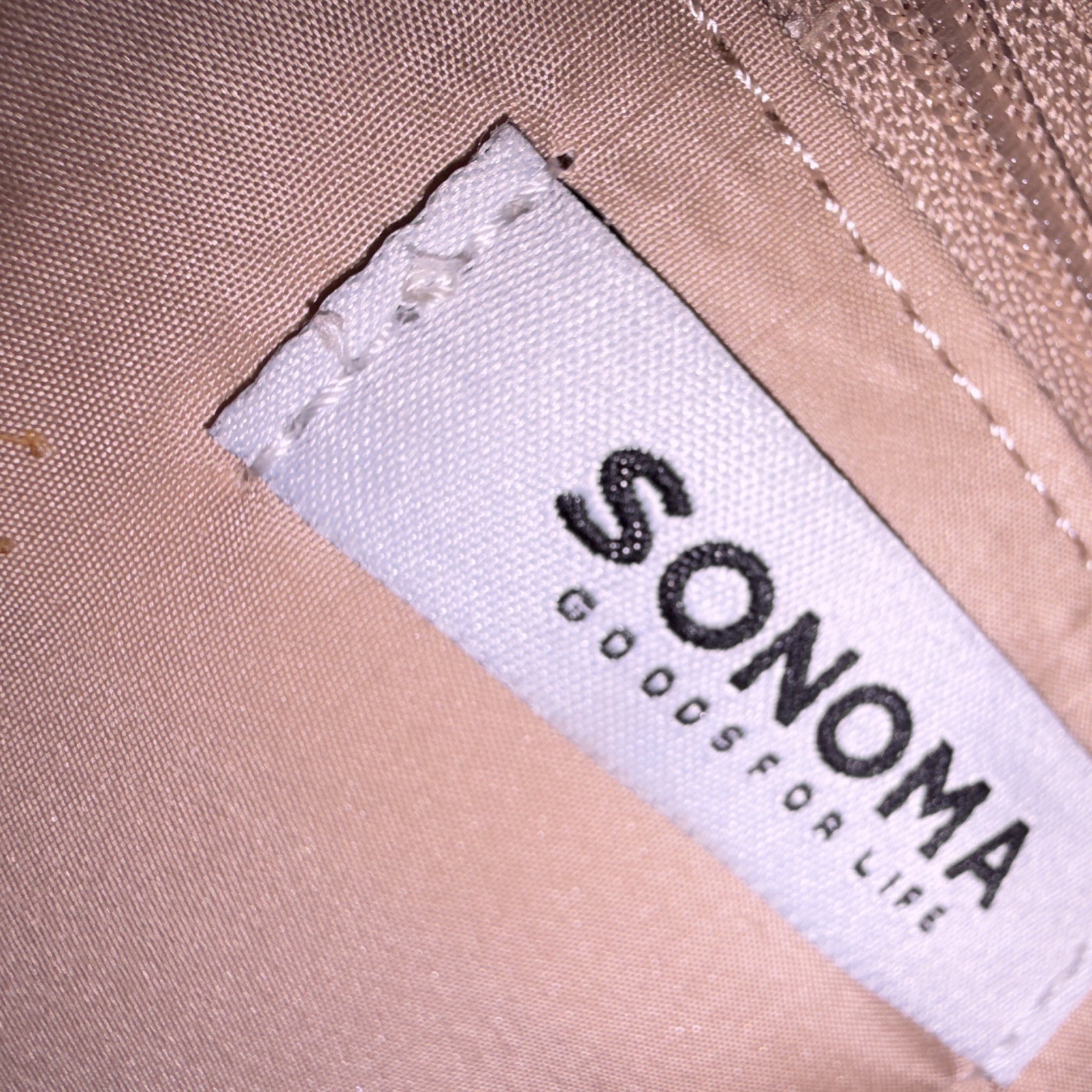 Sonoma Small White Crossbody Bag Zip, Detachable Adjustable Multicolor Strap