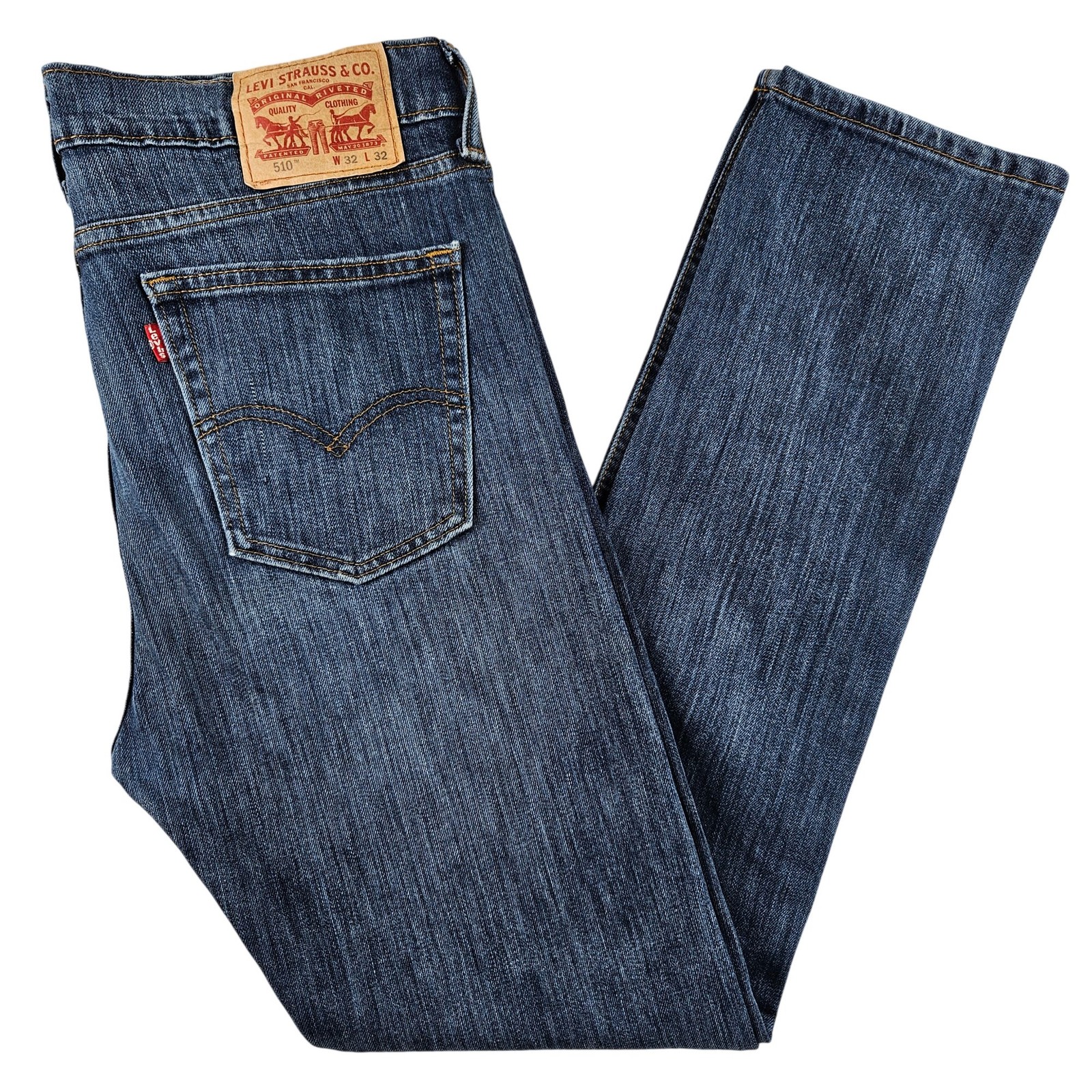 Levi’s 510 Jeans Mens Skinny Fit Stretch Denim Blue W32 L31