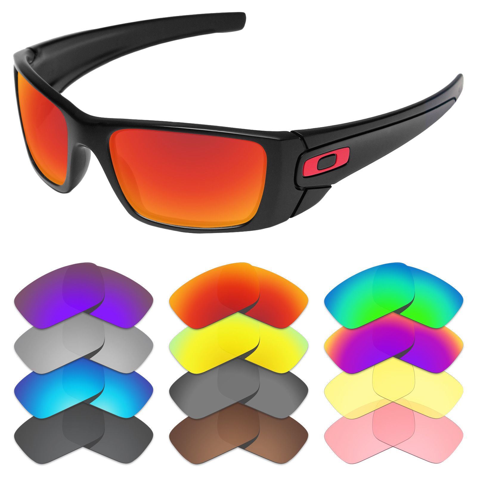 EYAR Replacement Lenses for-Oakley Fuel Cell OO9096 Sunglasses -Options
