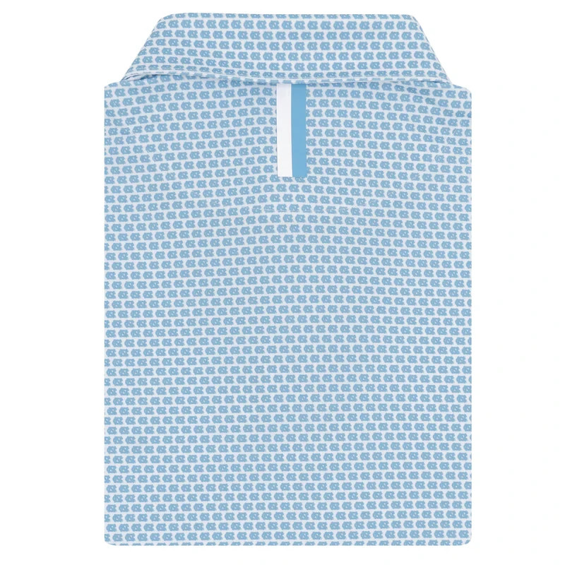 NEW️🎉 Rhoback UNC Polo Mens White Collegiate Golf Performance Moisture Wicking