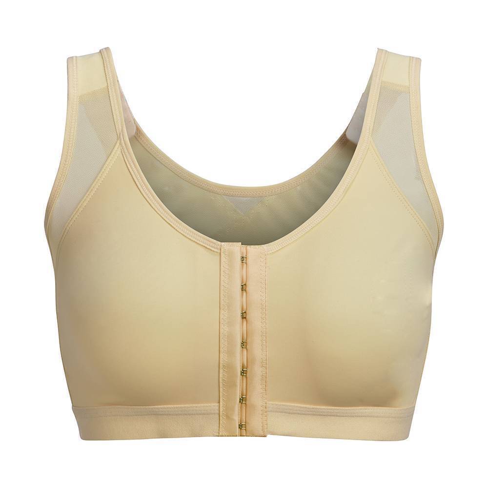 Women Posture Corrector Bra Wireless Back Support Lift Up Yoga Front Closure Bra