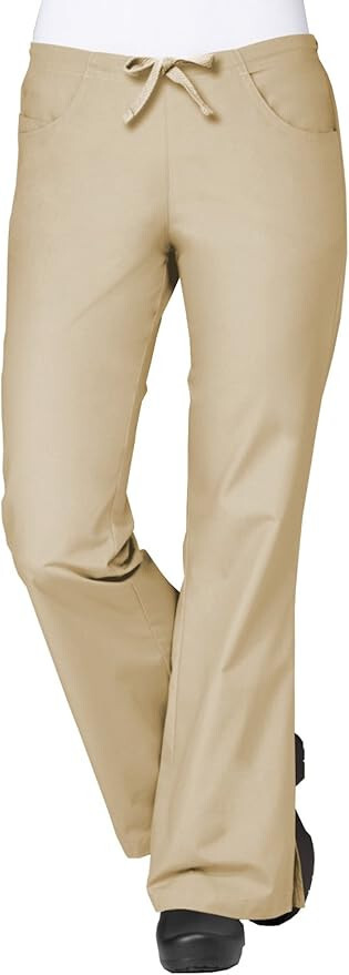 Maevn Core Women 9026 Flare Leg Scrub Pants Elastic Drawstring Back Size XXS-XXL