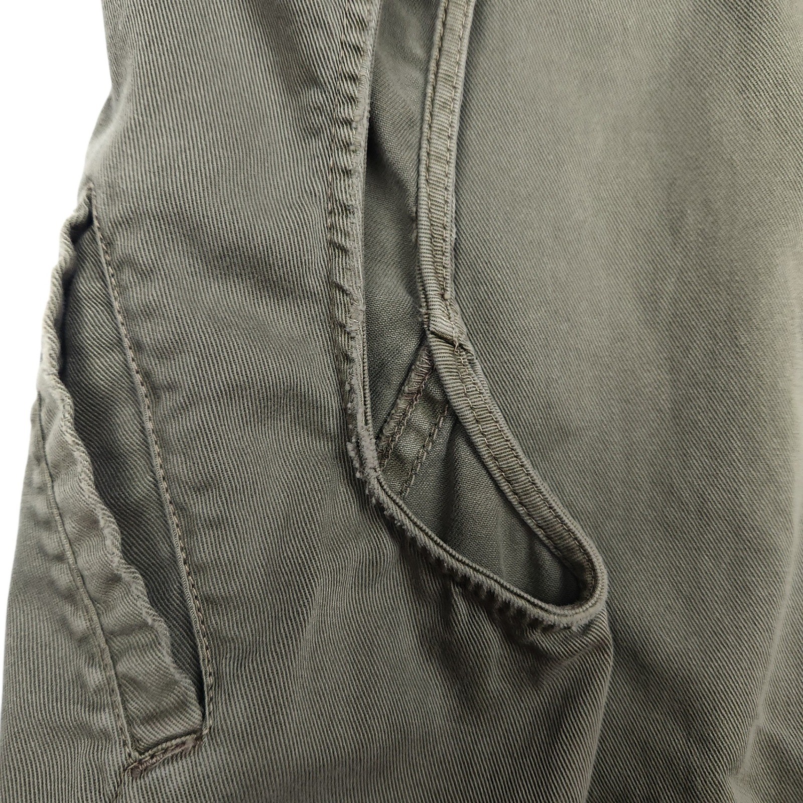 Current Elliott The Leisure Vest Sz S / 0 Olive Green Utility Military