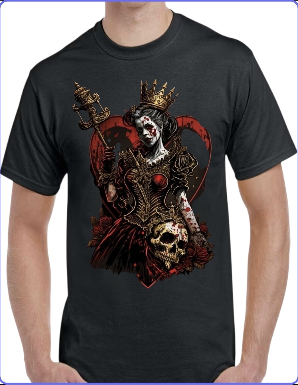Tattoo Graphic Black Men’s T-Shirt Small To 3X-Large