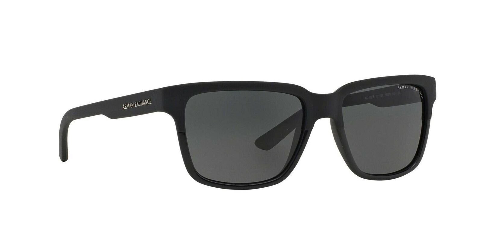 AX Armani Exchange Unisex Sunglasses, Black Lenses Injected Frame,0AX4026S 56mm