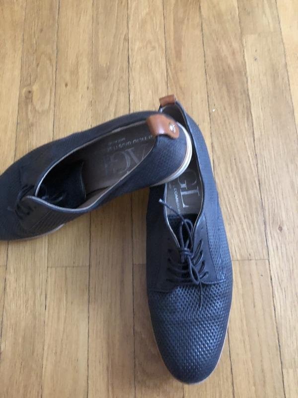Women AGL Loafers Navy Leather 40
