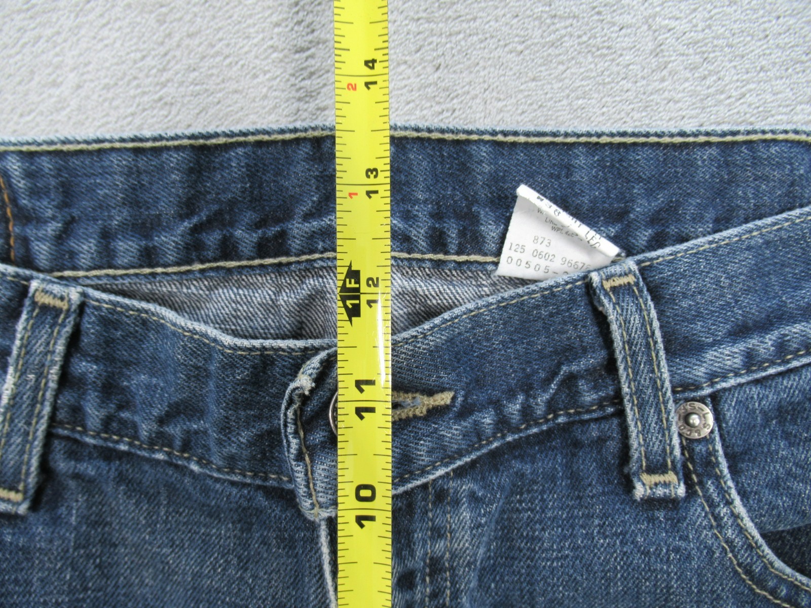 Vtg Levis 505 Jeans Mens 38×32 (Fits 34×31) Straight Leg Blue Fly Zipper