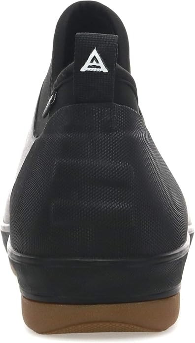 Staheekum Men’s Waterproof Neoprene Ankle Rain Boot Outdoor Hiking Comfort Black