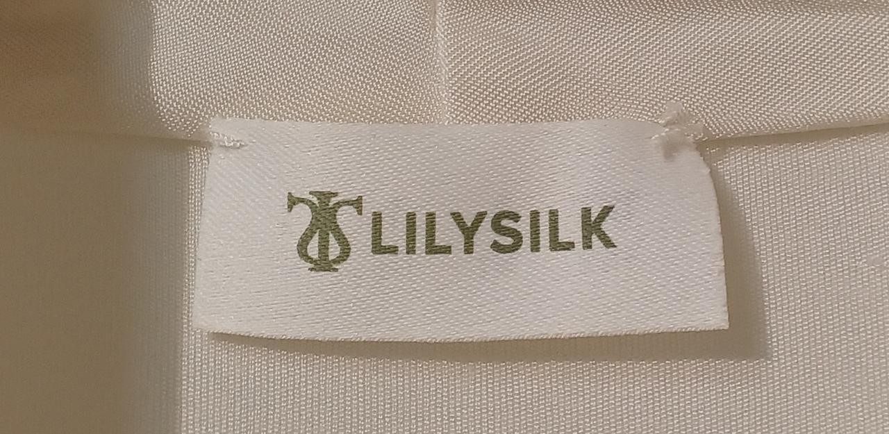 LILYSILK Wrinkled V-Neck LS Top 2XL Cotton Shirt 25.6in Body Length