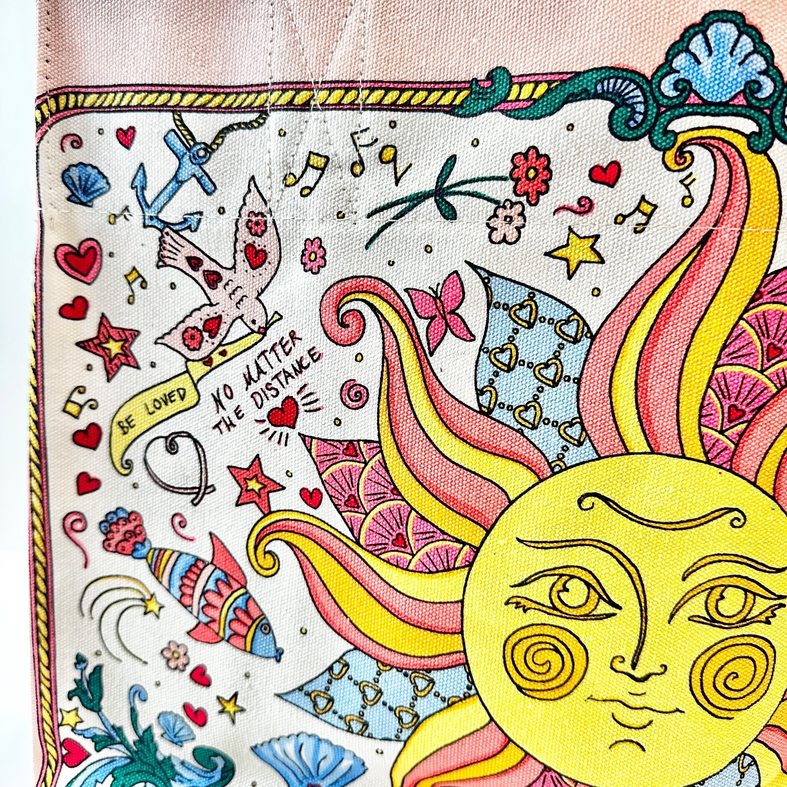 Brighton Siren’s Song Mermaid Canvas Tote Bag New With Tags