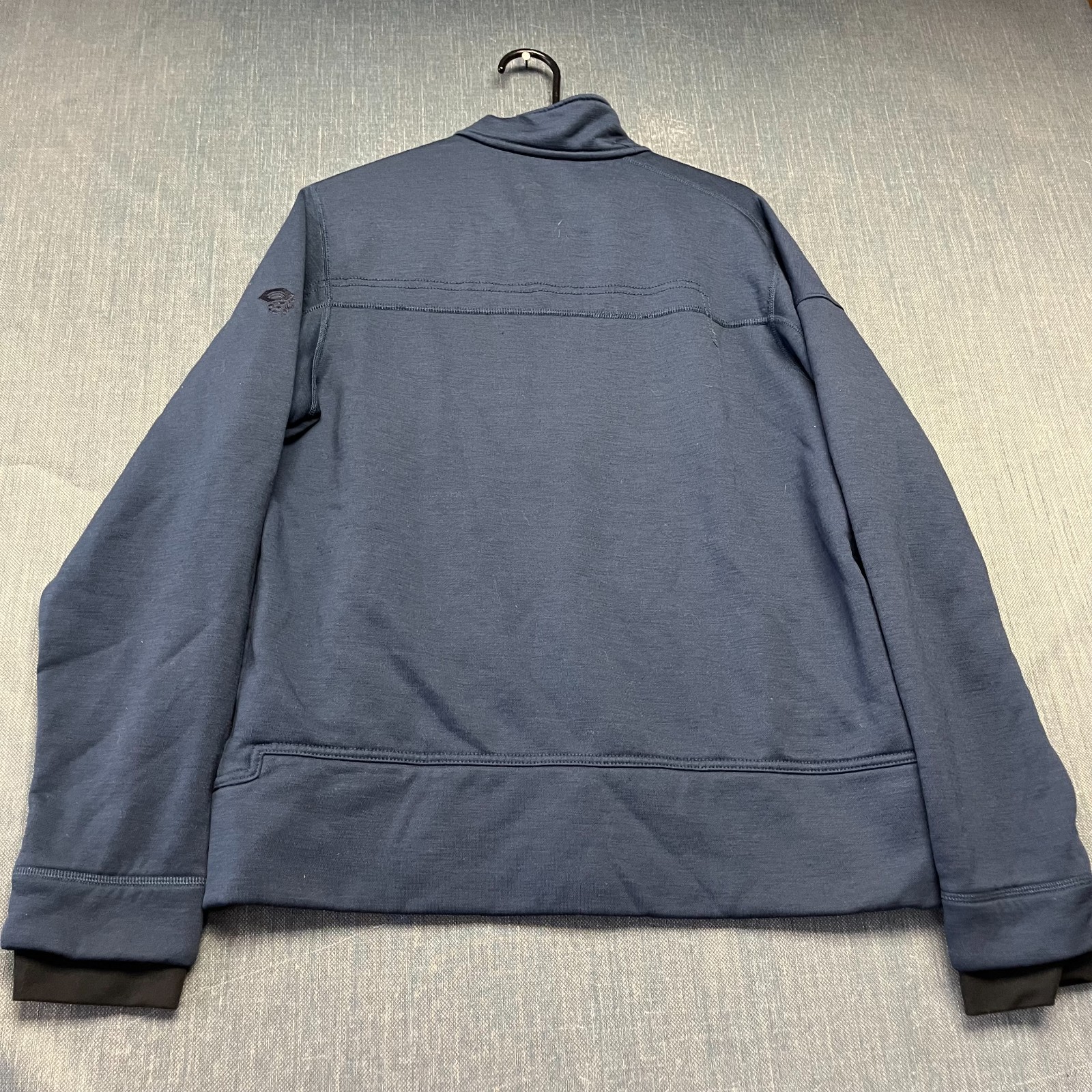 Mountain Hardwear Men’s Jacket Size L Blue Full Zip Long Sleeve Mock Neck Warm