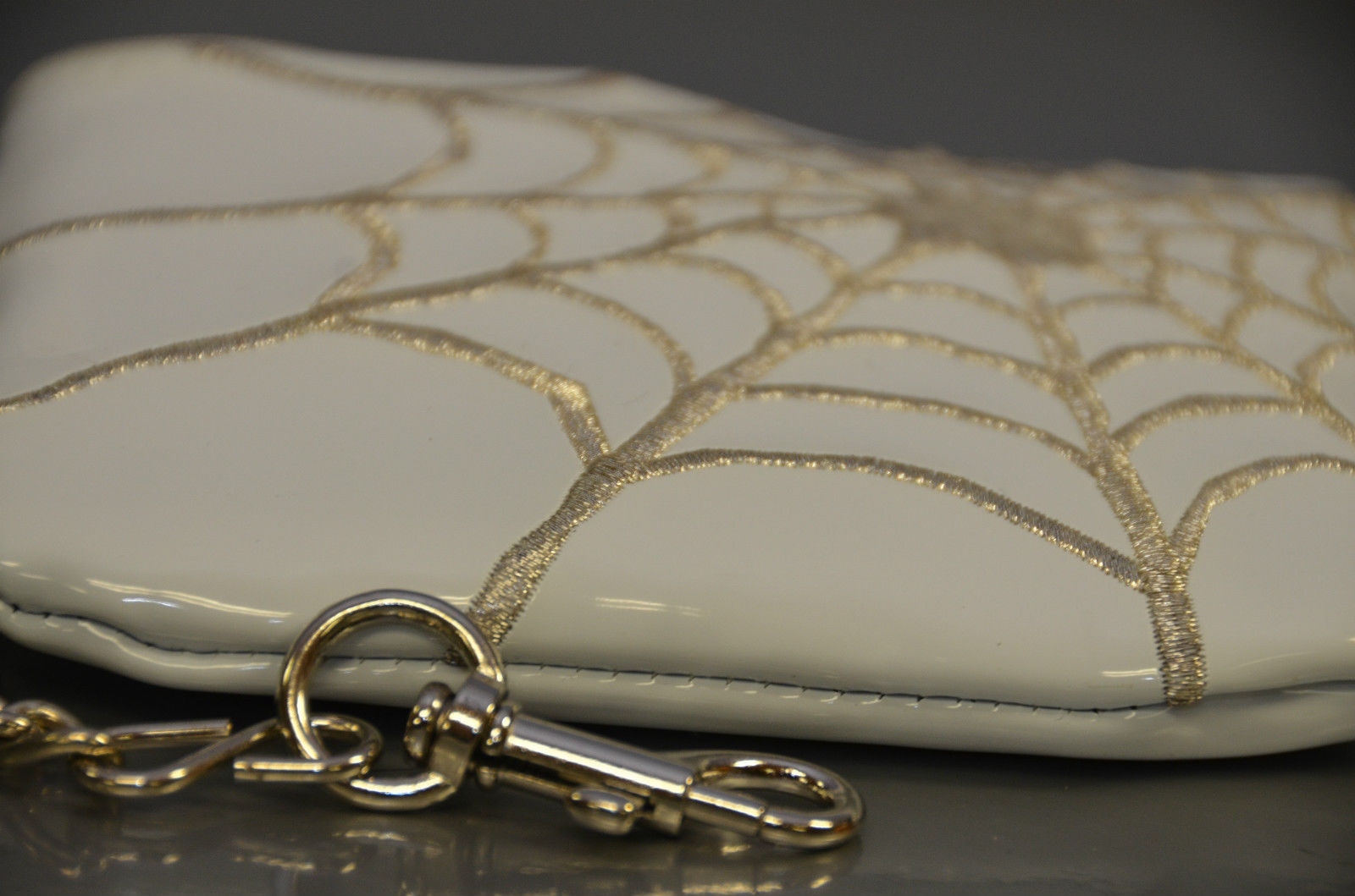 Spider Web Coin Purse With 8″ Chain Punk Gothic Rockabilly Bikers