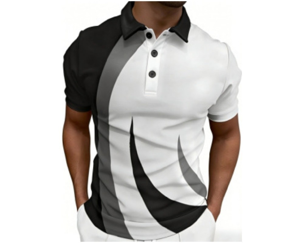 MENS 3D POKER POLO Shirt Poly-Cotton Casino Party Golf Holiday GIFT Top S-5XL