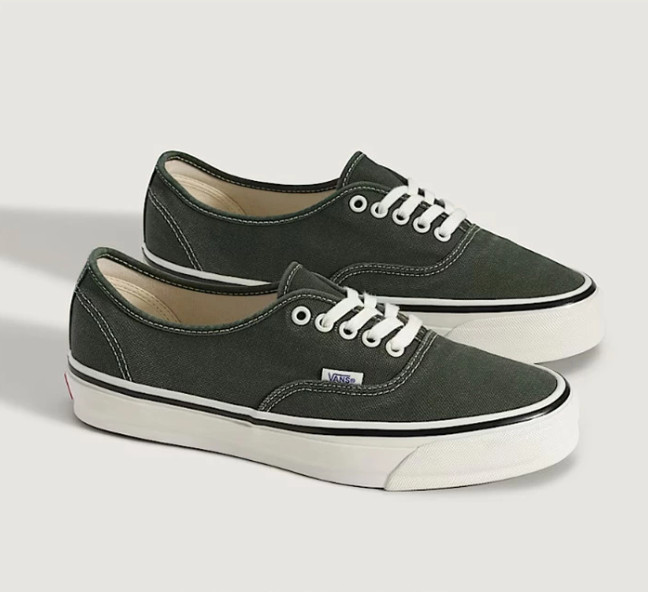 Vans LX Authentic 44 Premium Duck Canvas Kelp Green VN000EBNKEL US 5-11