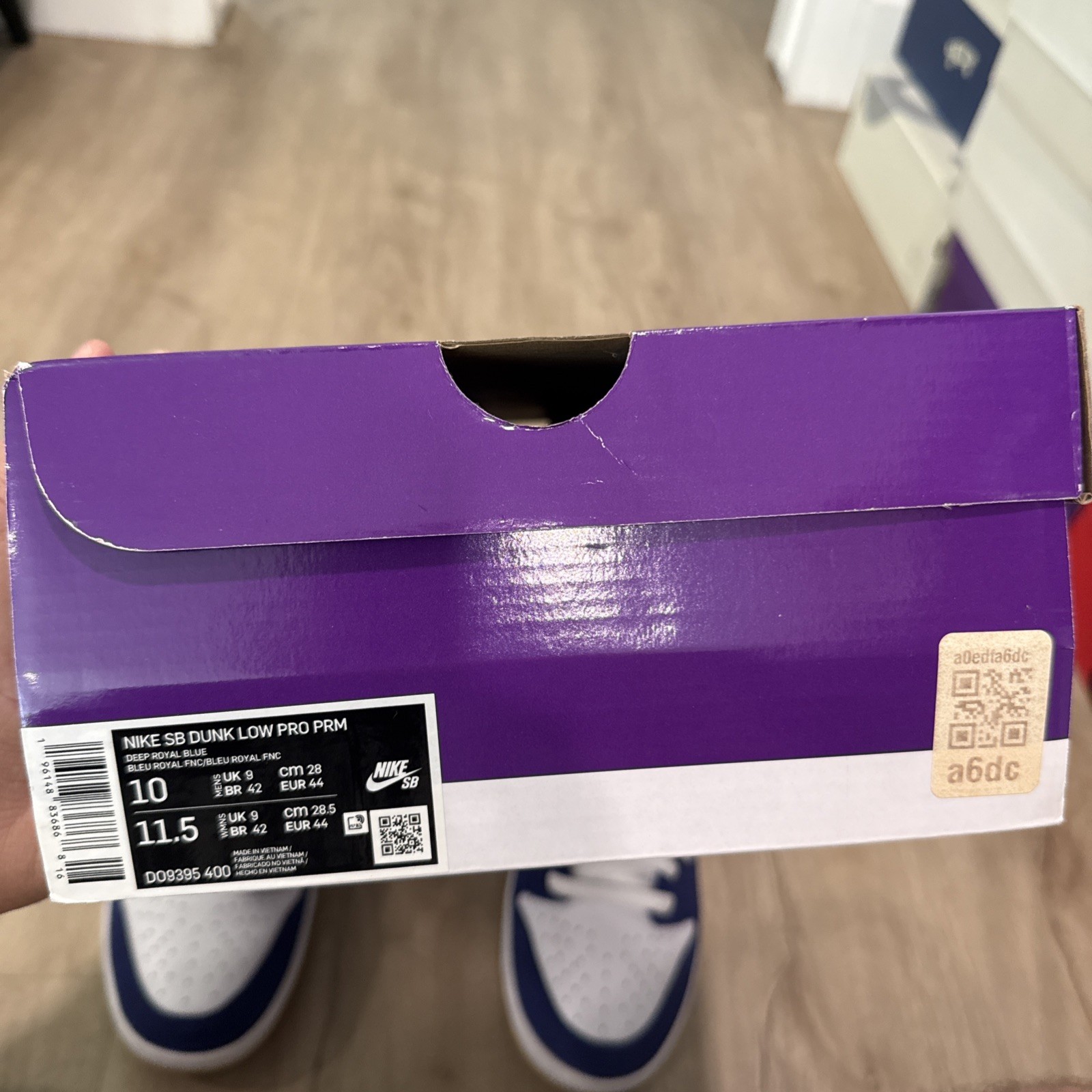 Nike SB Dunk Low Pro Premium Deep Royal Blue, Los Angeles Dodgers Size 10