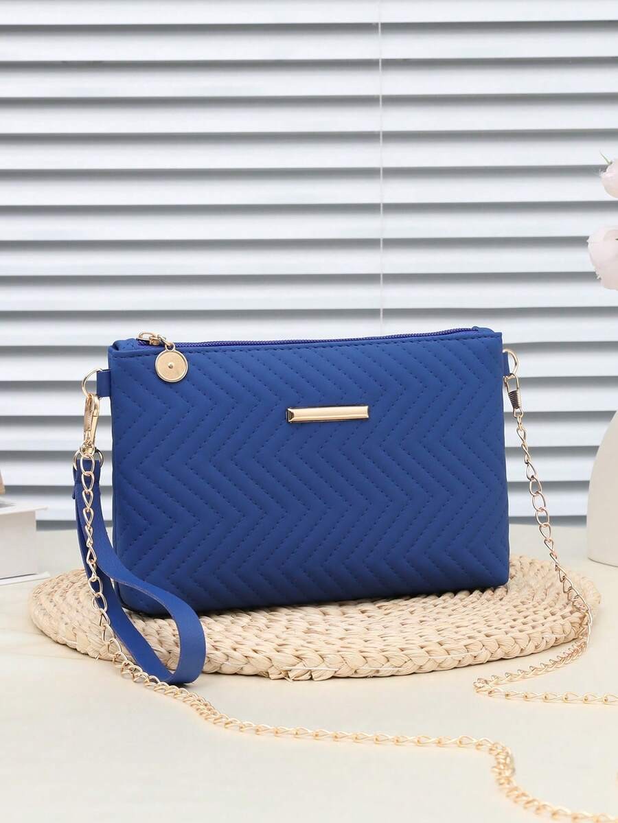 Small Square Bag Women PU Leather Crossbody Chain Purse Casual Shoulder Mini
