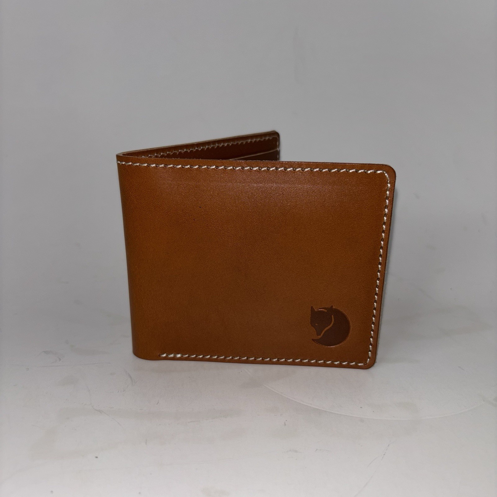 Fjällräven Ovik Brown Cognac Leather Wallet Bi-Fold