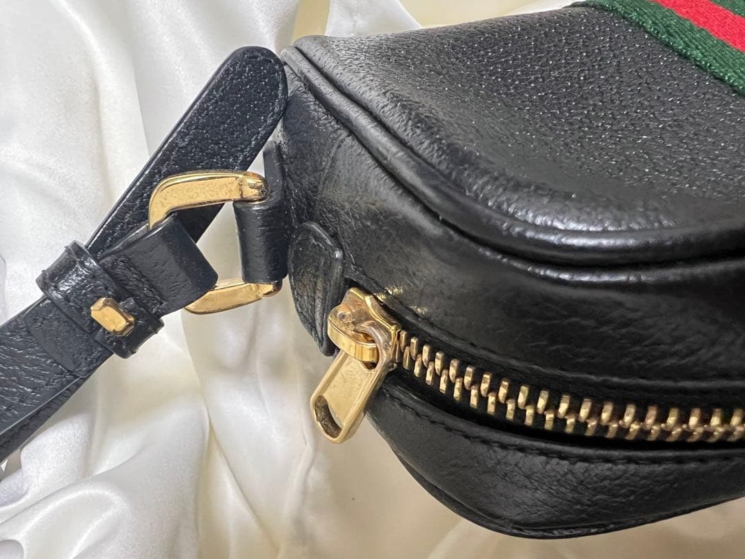 GUCCI Ophidia GG Shoulder Bag Black with Box Gift Present 0614b