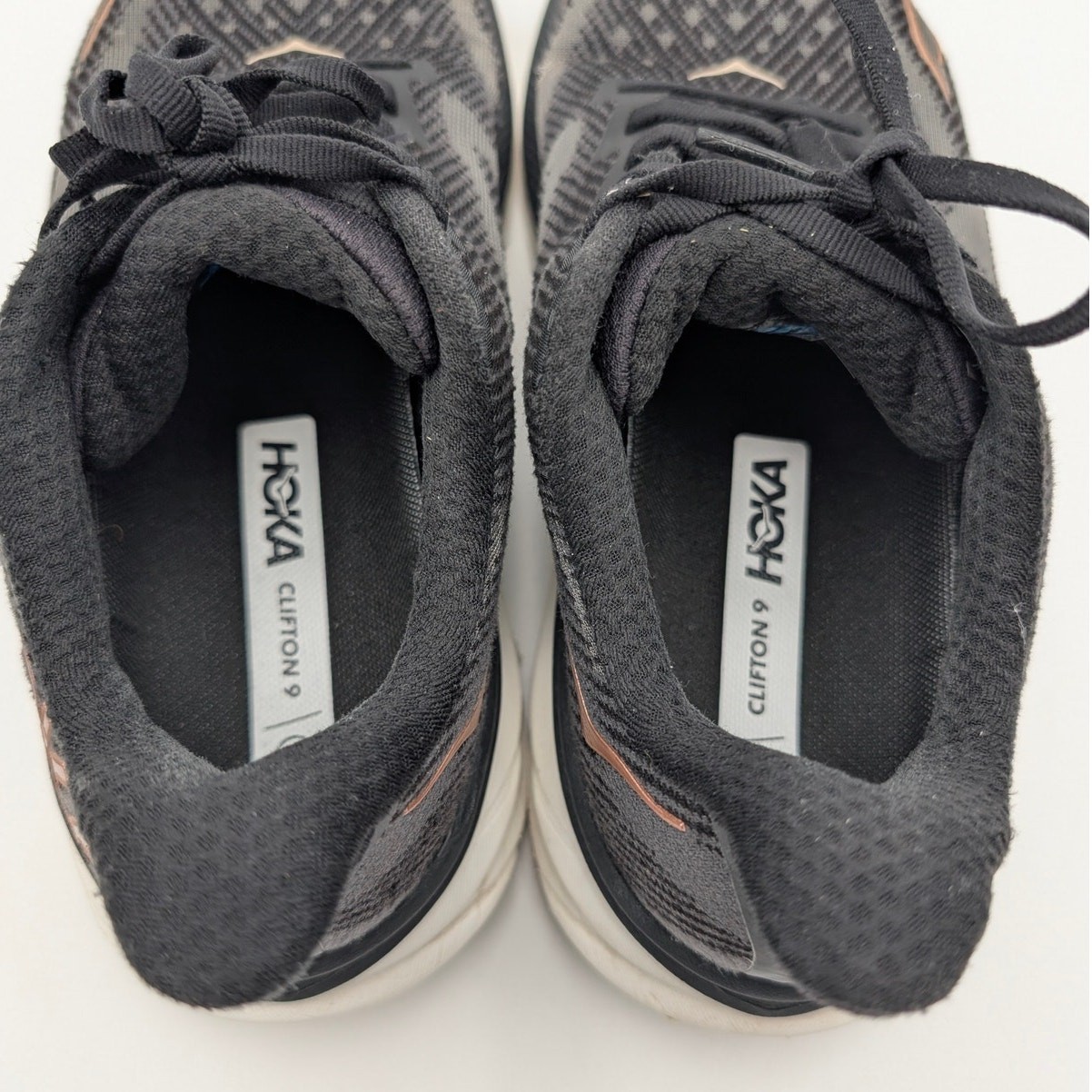 Hoka One One Clifton 9 Running Shoes Sneakers Women’s Black Size US8.5B EU40 2/3