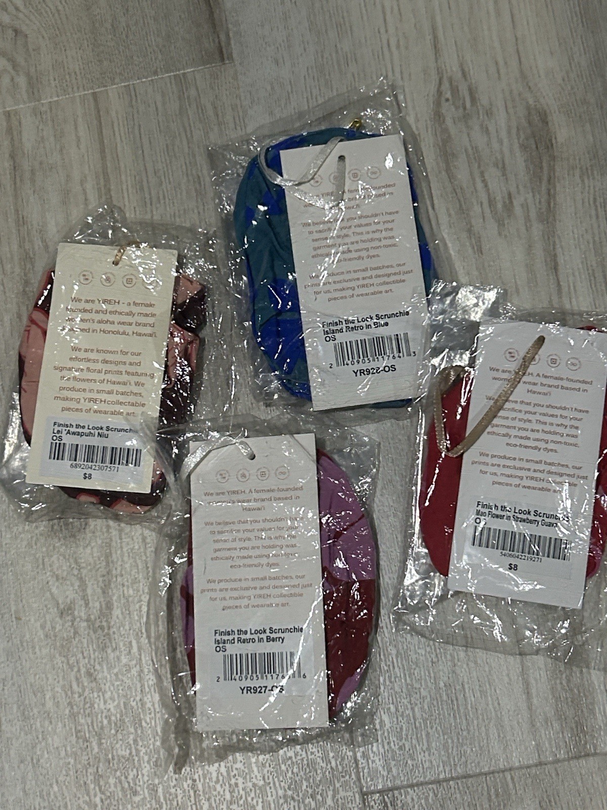New Assorted Yireh and Waiwaolani Scrunchies