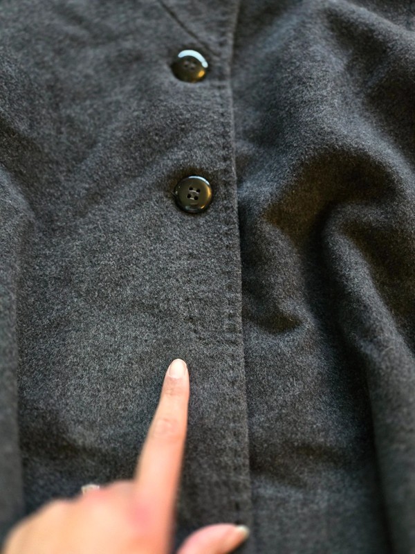 ELVI Grey Virgin Wool & Cashmere Jacket | Size 22 | Quiet Luxury