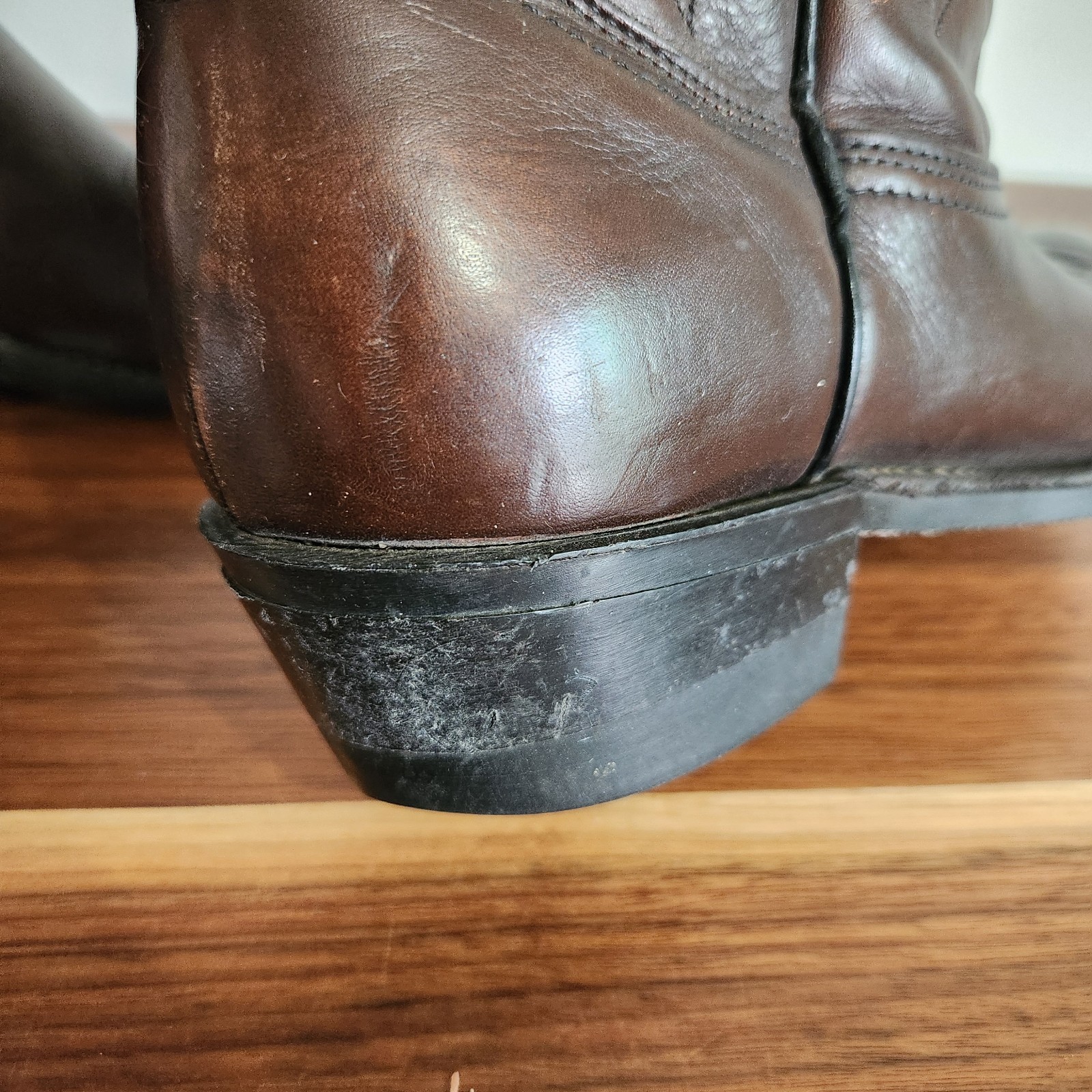Red Wing Vintage Pecos 9801-1 Cowboy Western Boots Leather USA Made Size 9.5 B