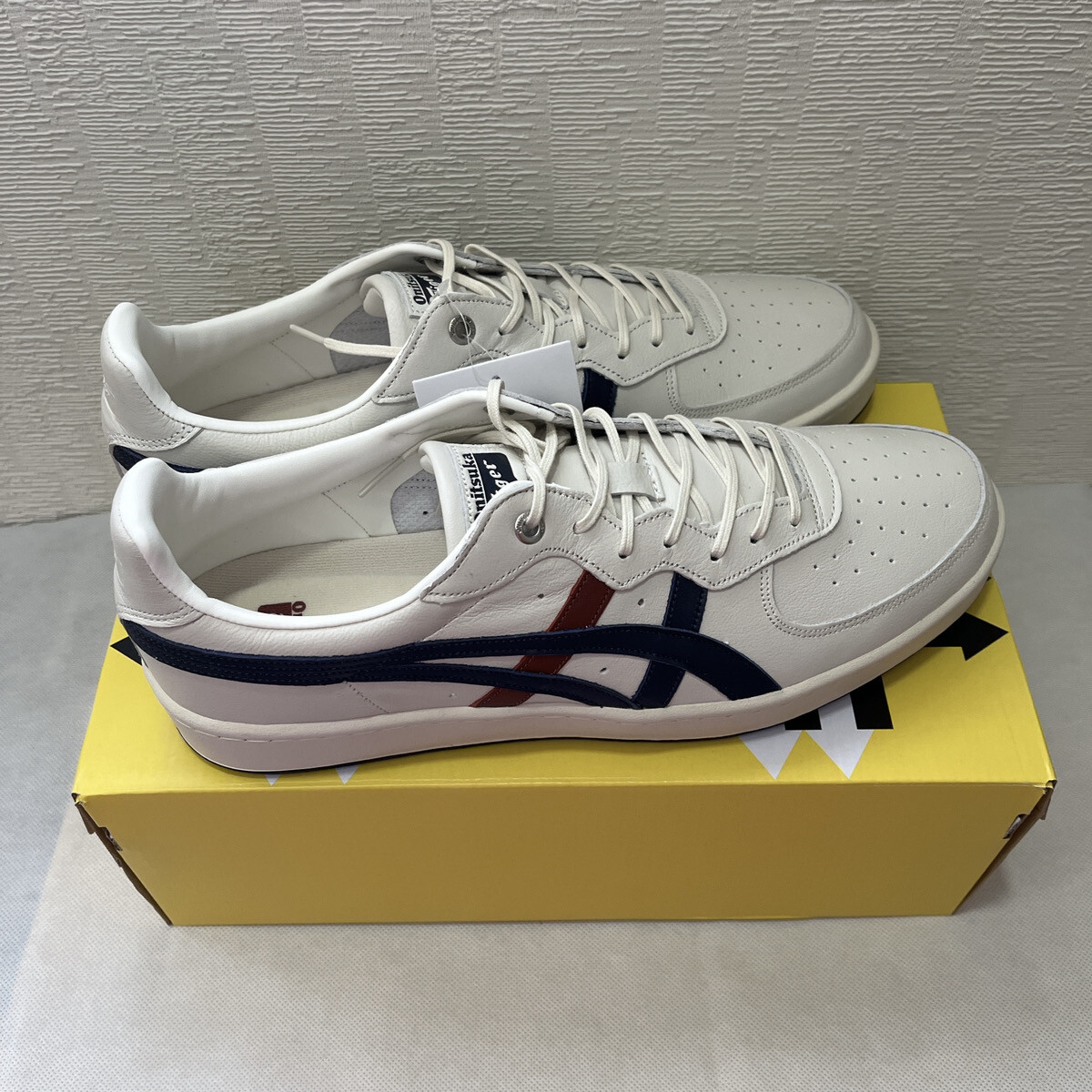 Onitsuka Tiger GSM SD 1183A803 100 Cream Peacoat Men Shoes US7.5-14