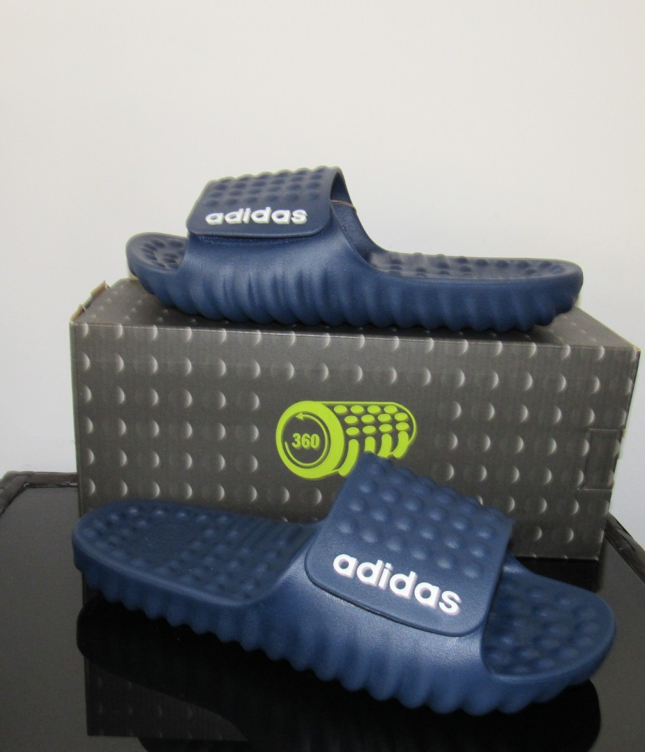 adidas Adissage 360rec Slides Sandals Men’s 9 US Navy Foam Comfy
