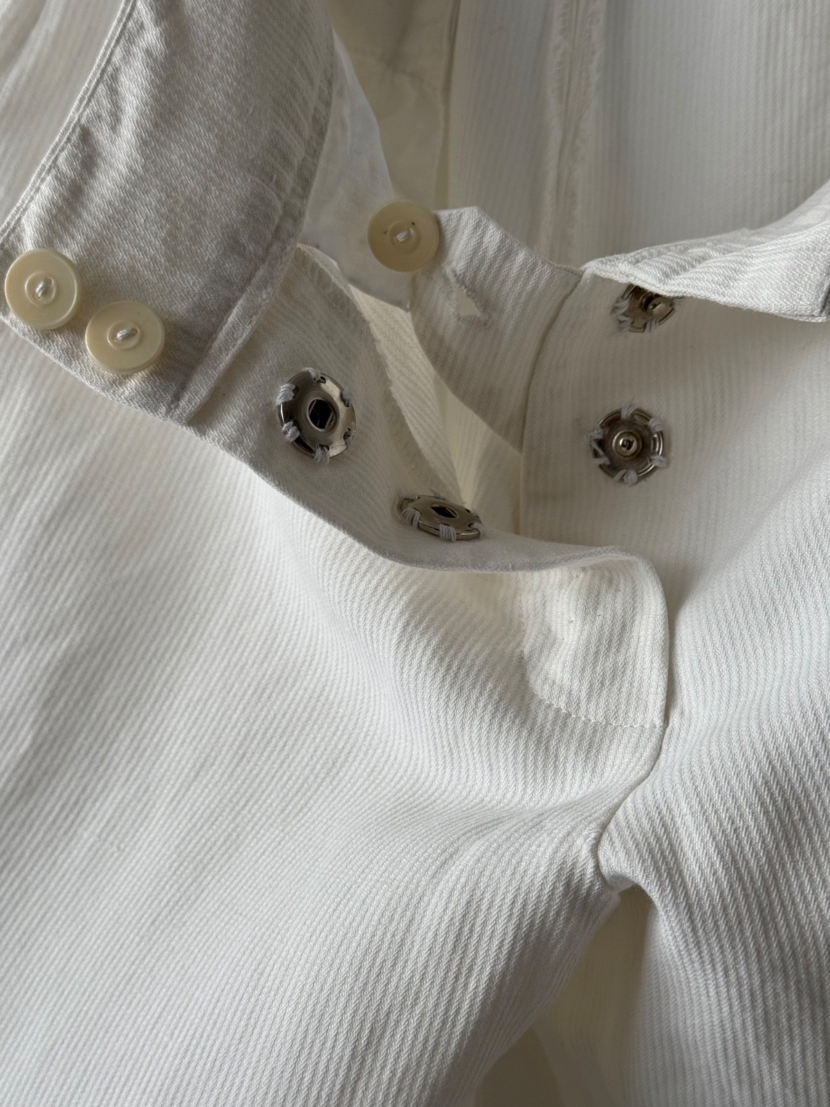 Vintage 1990s Ann Demeulemeester White Pants Size 38