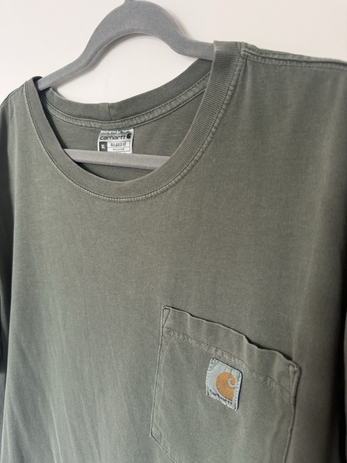 Carhartt Force Men’s XL Relax Fit Short Sleeve T-Shirt Green