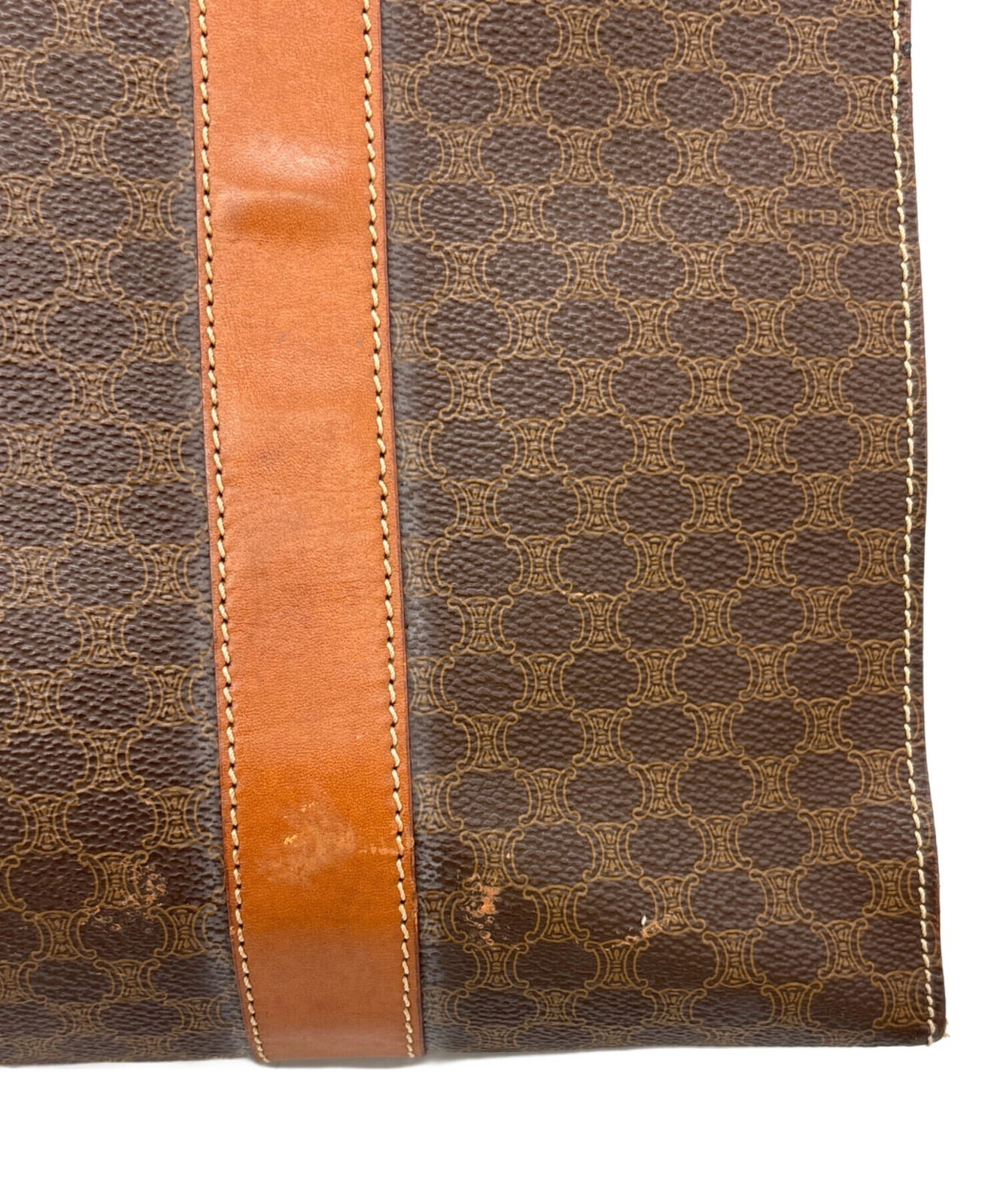 CELINE Tote bag Monogram Brown MC98 1 Authentic From Japan