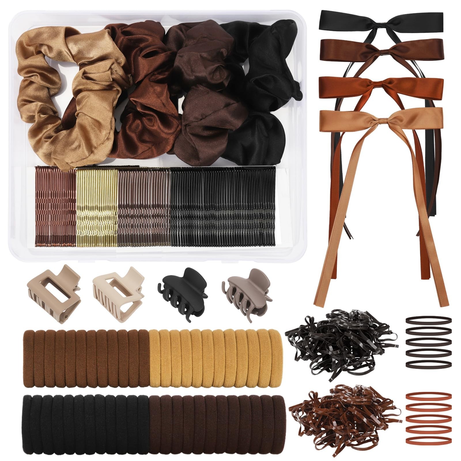 860Pcs Hair Accessories Set for Woman, Bow Clips 1 Count (Pack of 1)