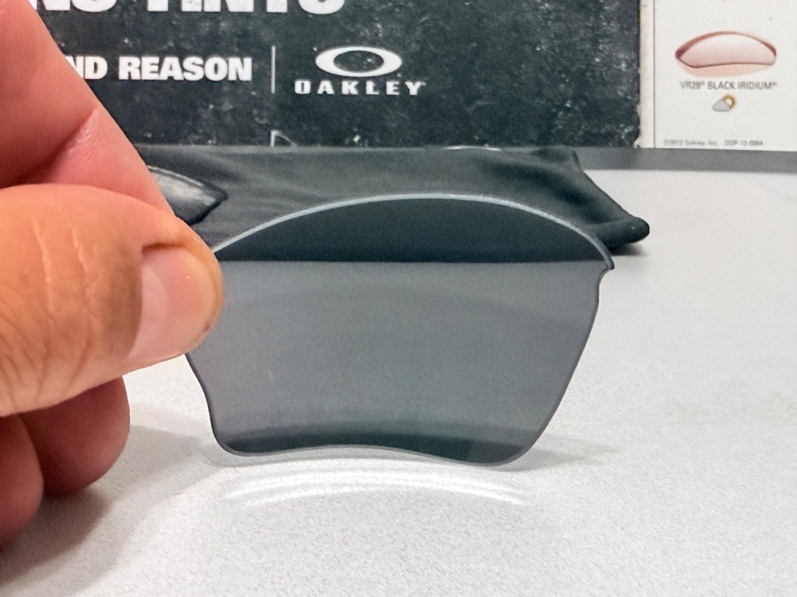 Oakley Half Jacket 1.0 XLJ Black Iridium Polarized lens set – OEM / XLJ Size NOS