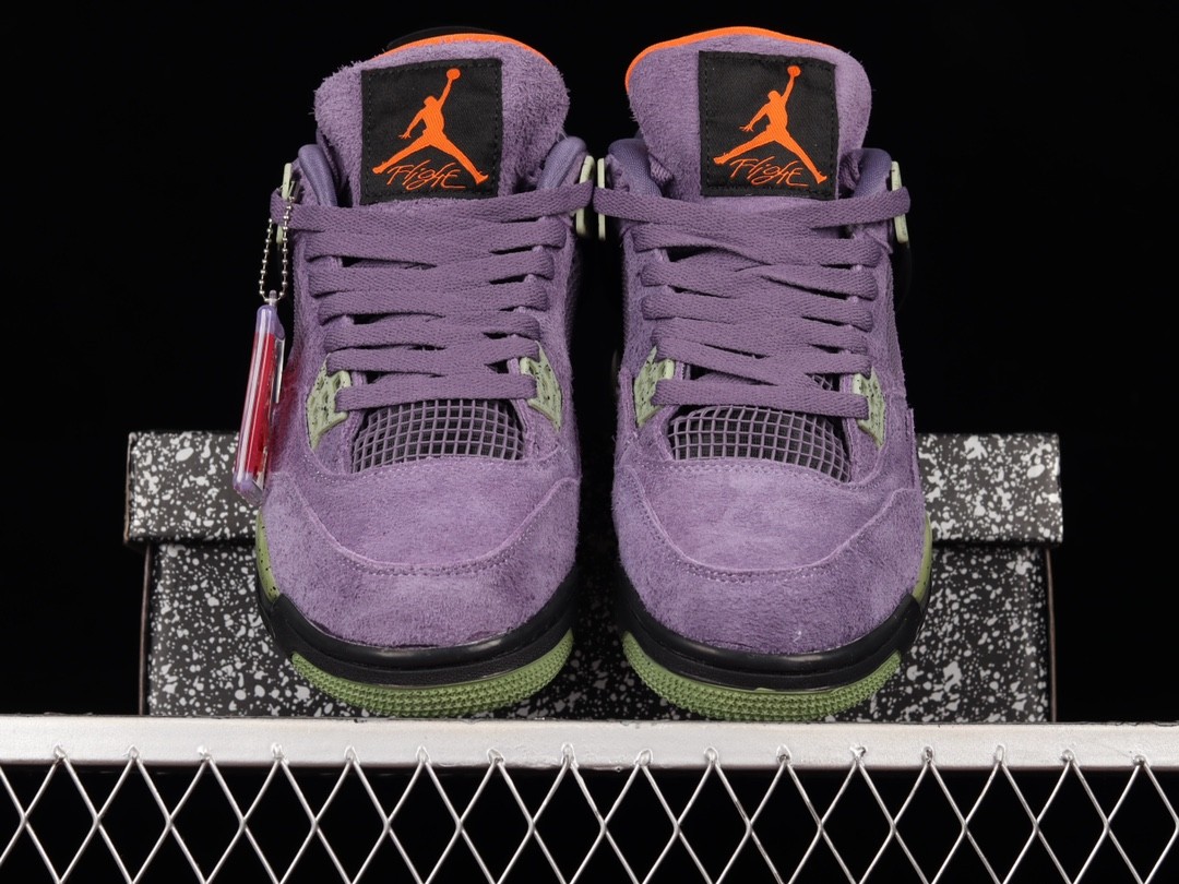 J*rdan4 AQ9129-500 New AJ4 Retro Canyon Purple Men’s Size 4-13
