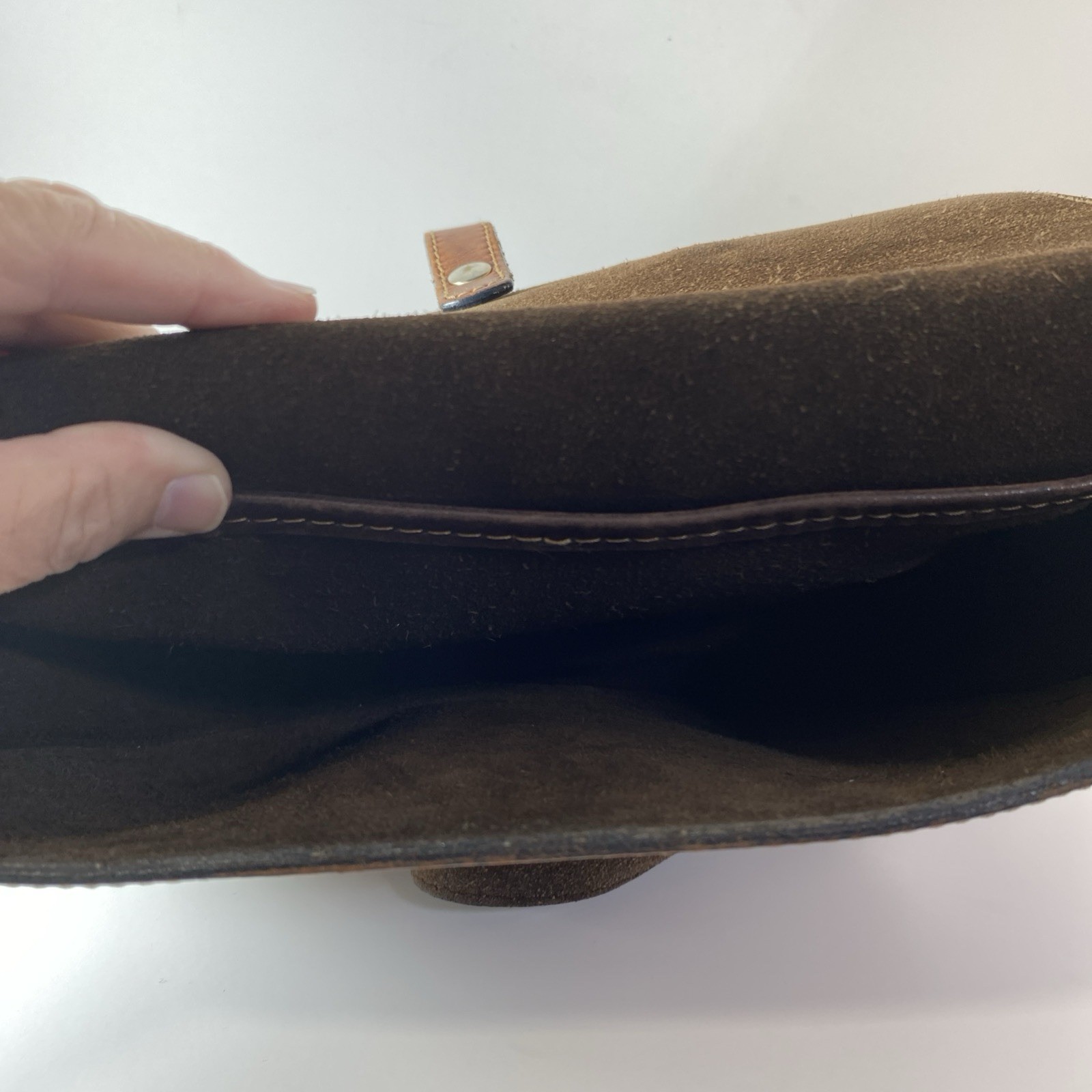 Talabarteria Mattaldi Leather Shoulder Bag 11 In Wide Approx 7 In Depth