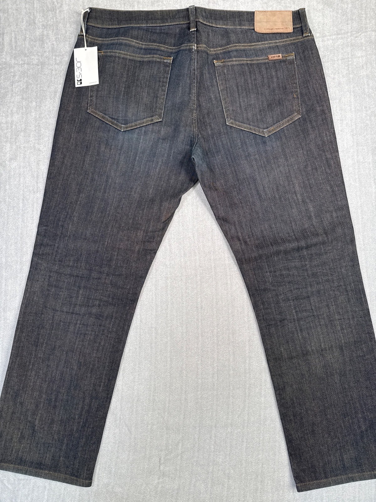 Joes Jeans Straight & Narrow Channing W36 Denim Pants Dark Wash Cotton/Lycra Ble