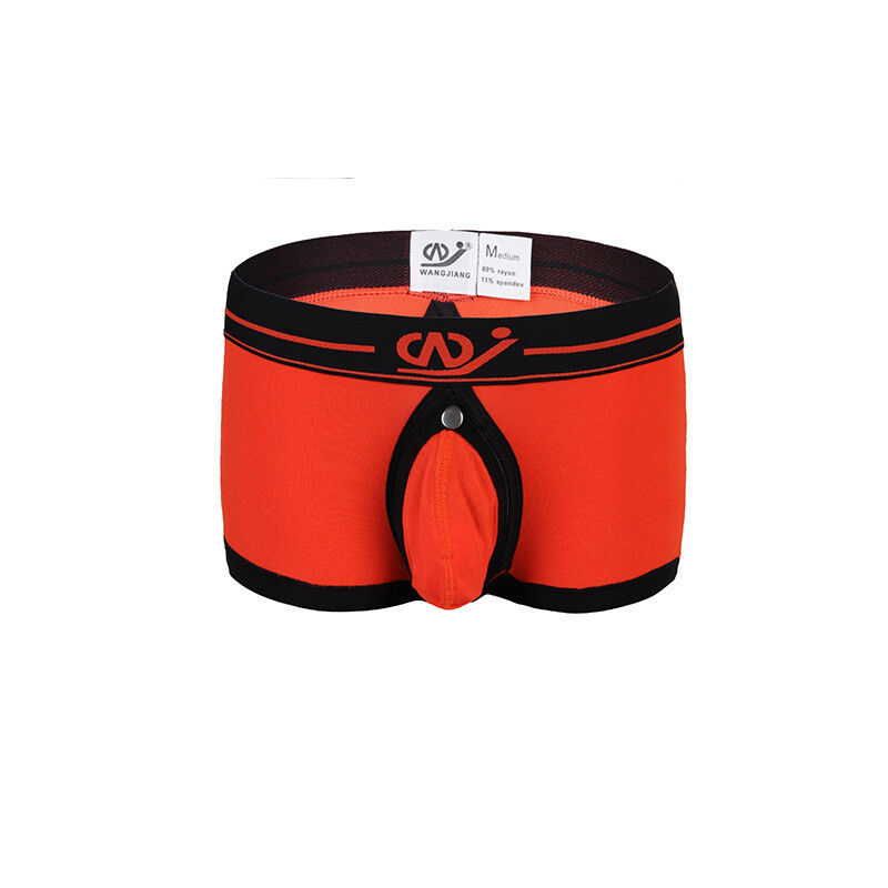 Men’s Athletic Leisure Sexy Simple Boxer Briefs Men’s Low Rise Underwear
