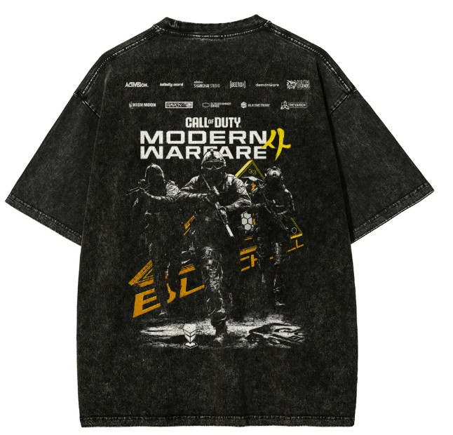Military Operators Yellow Accent Graphic Vintage Tee Gift T-Shirt