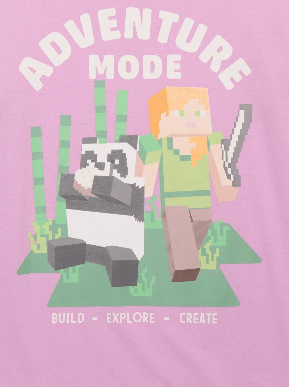 Minecraft Girls Adventure Mode Tshirt Sz L (10/12)~ Free Shipping!