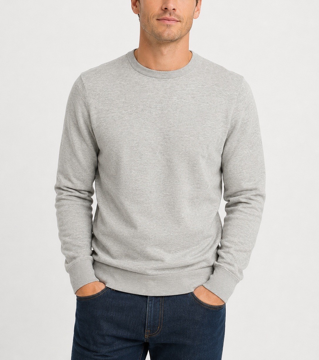 J.Crew Heather Quarry Gray Crewneck Pullover Sweater Men’s Size Large NWOT