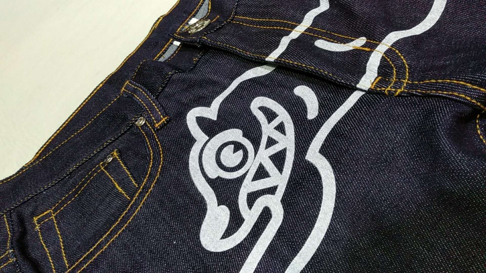 BBCICECREAM DENIM CLASSIC MEN’S JEANS SIZE 30/32/34/36/38/40/42 US FREE SHIPING