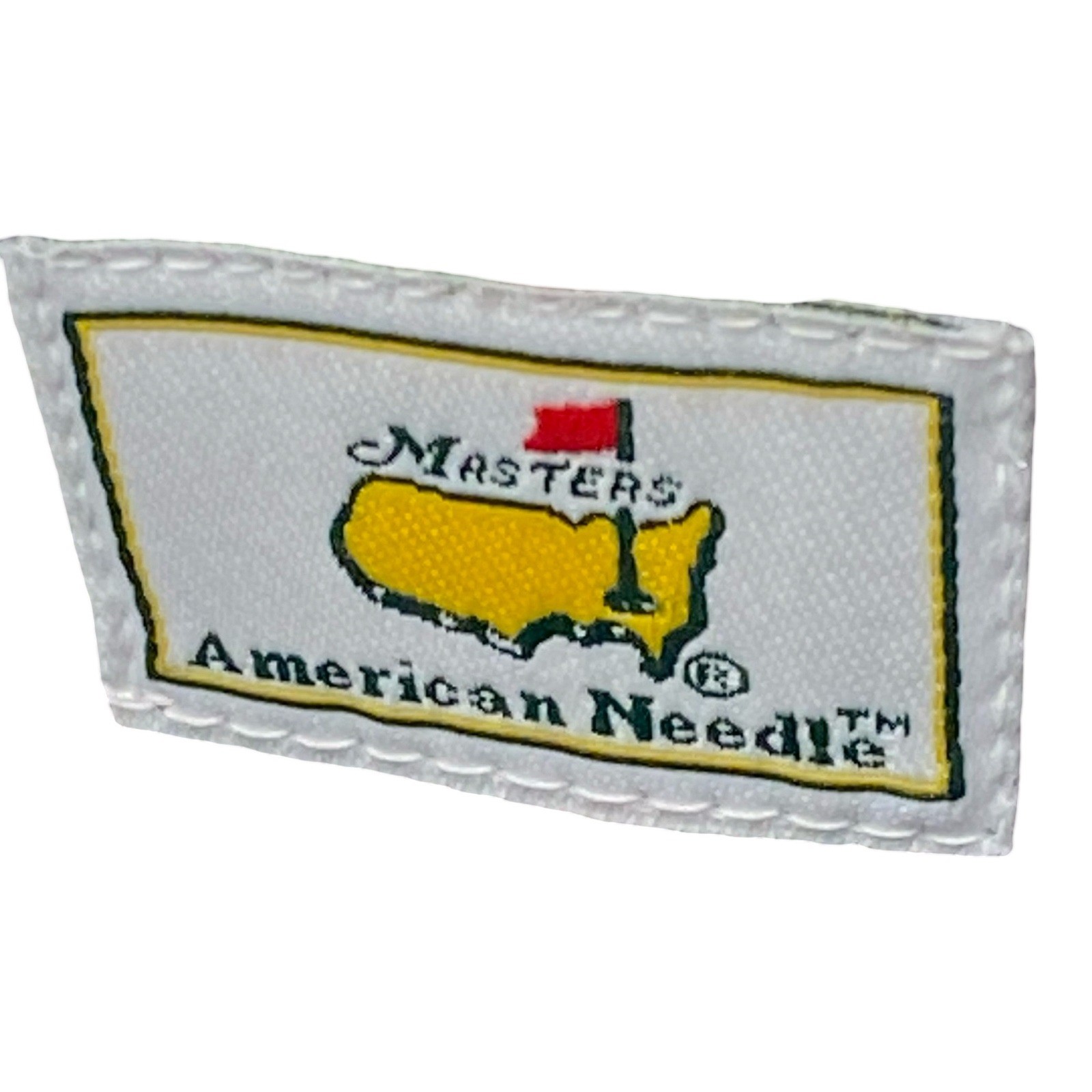 Masters Tournament Golf Hat Black Contrast Stitch Adjustable Strap Cap
