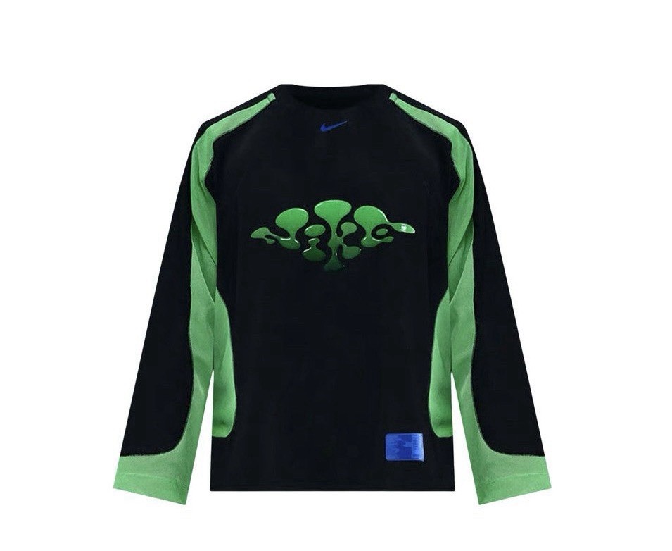 Nike Men’s Project F.R.O.G. Long-Sleeve Jelly Jersey Top Black XL HV9564-010