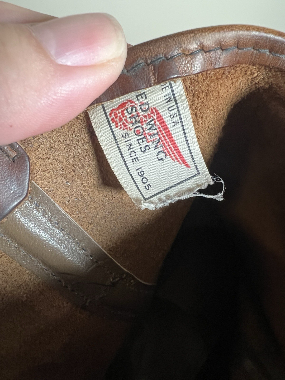 Red Wing #488 Vintage Pecos Style Brown Leather Cowboy Western Boots Sz 13 AAA